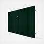 Good Neighbour® CGI Gate Premium .35 BMT Double 2.1m High Sheet: Caulfield Green, Frame: Caulfield G