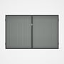 Good Neighbour® CGI Gate Premium .35 BMT Double 2.1m High Sheet: Gull Grey, Frame: Ebony