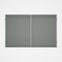 Good Neighbour® CGI Gate Premium .35 BMT Double 2.1m High Sheet: Gull Grey, Frame: Gull Grey
