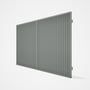 Good Neighbour® CGI Gate Premium .35 BMT Double 2.1m High Sheet: Gull Grey, Frame: Gull Grey