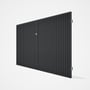 Good Neighbour® CGI Gate Premium .35 BMT Double 2.1m High Sheet: Granite, Frame: Granite