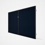 Good Neighbour® CGI Gate Premium .35 BMT Double 2.1m High Sheet: Mountain Blue, Frame: Ebony