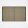 Good Neighbour® CGI Gate Premium .35 BMT Double 2.1m High Sheet: Merino, Frame: Ebony