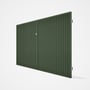 Good Neighbour® CGI Gate Premium .35 BMT Double 2.1m High Sheet: Mist Green, Frame: Mist Green