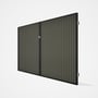 Good Neighbour® CGI Gate Premium .35 BMT Double 2.1m High Sheet: Marsh, Frame: Ebony