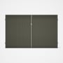 Good Neighbour® CGI Gate Premium .35 BMT Double 2.1m High Sheet: Marsh, Frame: Marsh