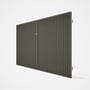 Good Neighbour® CGI Gate Premium .35 BMT Double 2.1m High Sheet: Marsh, Frame: Marsh