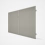 Good Neighbour® CGI Gate Premium .35 BMT Double 2.1m High Sheet: Off White, Frame: Off White