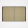 Good Neighbour® CGI Gate Premium .35 BMT Double 2.1m High Sheet: Primrose, Frame: Ebony