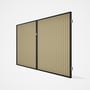 Good Neighbour® CGI Gate Premium .35 BMT Double 2.1m High Sheet: Primrose, Frame: Ebony