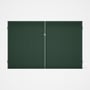 Good Neighbour® CGI Gate Premium .35 BMT Double 2.1m High Sheet: Rivergum, Frame: Rivergum