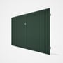 Good Neighbour® CGI Gate Premium .35 BMT Double 2.1m High Sheet: Rivergum, Frame: Rivergum