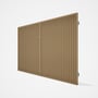 Good Neighbour® CGI Gate Premium .35 BMT Double 2.1m High Sheet: Wheat, Frame: Wheat