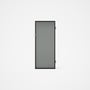Good Neighbour® CGI Gate Premium .35 BMT Single 2.1m High Sheet: Gull Grey, Frame: Ebony