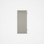 Good Neighbour® CGI Gate Premium .35 BMT Single 2.1m High Sheet: Off White, Frame: Off White
