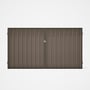 Good Neighbour® Superdek® Double Gate Standard .32 BMT 1.8m High Sheet: Beige, Frame: Banyan Brown
