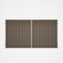 Good Neighbour® Superdek® Double Gate Standard .32 BMT 1.8m High Sheet: Beige, Frame: Merino