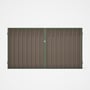 Good Neighbour® Superdek® Double Gate Standard .32 BMT 1.8m High Sheet: Beige, Frame: Mist Green