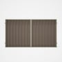 Good Neighbour® Superdek® Double Gate Standard .32 BMT 1.8m High Sheet: Beige, Frame: Moss Vale Sand
