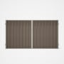 Good Neighbour® Superdek® Double Gate Standard .32 BMT 1.8m High Sheet: Beige, Frame: Off White