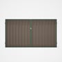 Good Neighbour® Superdek® Double Gate Standard .32 BMT 1.8m High Sheet: Beige, Frame: Rivergum
