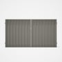 Good Neighbour® Superdek® Double Gate Standard .32 BMT 1.8m High Sheet: Birch, Frame: Birch