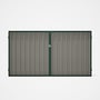 Good Neighbour® Superdek® Double Gate Standard .32 BMT 1.8m High Sheet: Birch, Frame: Caulfield Gree