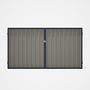 Good Neighbour® Superdek® Double Gate Standard .32 BMT 1.8m High Sheet: Birch, Frame: Mountain Blue
