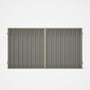 Good Neighbour® Superdek® Double Gate Standard .32 BMT 1.8m High Sheet: Birch, Frame: Merino