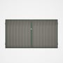 Good Neighbour® Superdek® Double Gate Standard .32 BMT 1.8m High Sheet: Birch, Frame: Rivergum