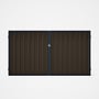 Good Neighbour® Superdek® Double Gate Standard .32 BMT 1.8m High Sheet: Banyan Brown, Frame: Mountai