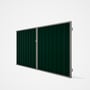 Good Neighbour® Superdek® Double Gate Standard .32 BMT 1.8m High Sheet: Caulfield Green, Frame: Birc