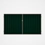 Good Neighbour® Superdek® Double Gate Standard .32 BMT 1.8m High Sheet: Caulfield Green, Frame: Bany