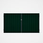Good Neighbour® Superdek® Double Gate Standard .32 BMT 1.8m High Sheet: Caulfield Green, Frame: Dark