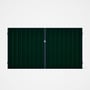 Good Neighbour® Superdek® Double Gate Standard .32 BMT 1.8m High Sheet: Caulfield Green, Frame: Moun