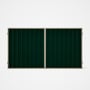 Good Neighbour® Superdek® Double Gate Standard .32 BMT 1.8m High Sheet: Caulfield Green, Frame: Meri