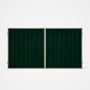 Good Neighbour® Superdek® Double Gate Standard .32 BMT 1.8m High Sheet: Caulfield Green, Frame: Moss