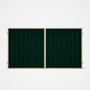 Good Neighbour® Superdek® Double Gate Standard .32 BMT 1.8m High Sheet: Caulfield Green, Frame: Prim