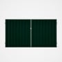 Good Neighbour® Superdek® Double Gate Standard .32 BMT 1.8m High Sheet: Caulfield Green, Frame: Rive