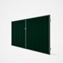 Good Neighbour® Superdek® Double Gate Standard .32 BMT 1.8m High Sheet: Caulfield Green, Frame: Rive