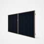 Good Neighbour® Superdek® Double Gate Standard .32 BMT 1.8m High Sheet: Dark Stone, Frame: Beige