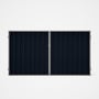 Good Neighbour® Superdek® Double Gate Standard .32 BMT 1.8m High Sheet: Dark Stone, Frame: Birch