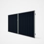 Good Neighbour® Superdek® Double Gate Standard .32 BMT 1.8m High Sheet: Dark Stone, Frame: Gull Grey