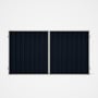 Good Neighbour® Superdek® Double Gate Standard .32 BMT 1.8m High Sheet: Dark Stone, Frame: Off White
