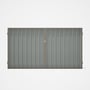 Good Neighbour® Superdek® Double Gate Standard .32 BMT 1.8m High Sheet: Gull Grey, Frame: Beige