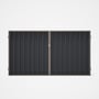 Good Neighbour® Superdek® Double Gate Standard .32 BMT 1.8m High Sheet: Granite, Frame: Beige