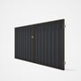 Good Neighbour® Superdek® Double Gate Standard .32 BMT 1.8m High Sheet: Granite, Frame: Banyan Brown