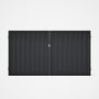 Good Neighbour® Superdek® Double Gate Standard .32 BMT 1.8m High Sheet: Granite, Frame: Ebony