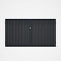 Good Neighbour® Superdek® Double Gate Standard .32 BMT 1.8m High Sheet: Granite, Frame: Mountain Blu