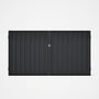 Good Neighbour® Superdek® Double Gate Standard .32 BMT 1.8m High Sheet: Granite, Frame: Slate Grey